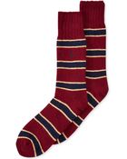 Polo Ralph Lauren Men'S Rugby Stripe Boot Socks - Lyst
