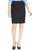 Tommy Hilfiger Colorblocked-waistband Pencil Skirt - Lyst