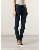 7 For All Mankind Skinny Jeans - Lyst