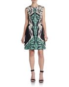 Peter Pilotto Silk Alexa Printed Dress - Lyst