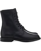 Saint Laurent Rangers Leather Boot - Lyst