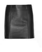 T By Alexander Wang Leather Miniskirt - Lyst