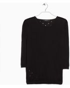 Mango Polka-Dot Pattern Sweater - Lyst