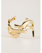 Saint Laurent Monogram Ring - Lyst