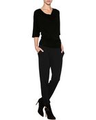 Michael Kors Jersey Cowl Neck Tunic Top - Lyst