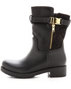 Dav Holloway Quilted Booties - Black - Lyst