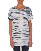 Proenza Schouler Tie-Dye Slub-Knit T-Shirt - Lyst