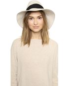 Eugenia Kim Jordana Hat - Sand/Black - Lyst