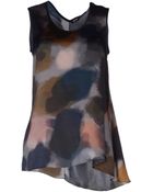 Jil Sander Navy Top - Lyst