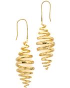 Noir Jewelry Spiral Earrings - Gold - Lyst