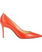 Christian Louboutin Patent Decollete Pumps - Lyst