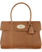 Mulberry Bayswater Tanned Leather Bag - Lyst