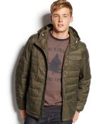 Levi's Puffy Hooded Jacket - Lyst