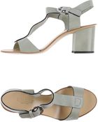 Lena Milos Sandals - Lyst