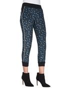 Pam & Gela Printed Cropped Pull-On Pants - Lyst