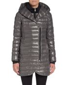 French Connection Hooded Puffer Coat - Lyst