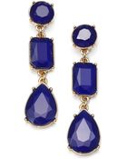 Kate Spade Linear Drop Earrings - Lyst