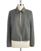 Calvin Klein Open Front Jacket - Lyst