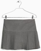 Mango Pleated Hem Miniskirt - Lyst