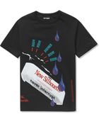 Raf Simons Printed Cottonjersey Tshirt - Lyst
