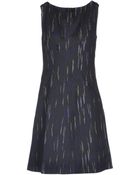 Jil Sander Navy Short Dress - Lyst