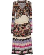 Etro Kneelength Dress - Lyst