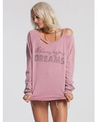 Chaser Champange Dreams Raglan - Lyst
