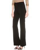 Donna Karan New York Pull On Fluted Leg Pants - Lyst