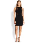 Elizabeth And James Gwen Sheer-Paneled Body-Con Dress - Lyst