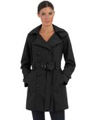 Jones New York Belted Trench Coat - Lyst