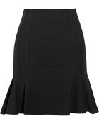 Antonio Berardi Flared Stretch-Crepe Mini Skirt - Lyst