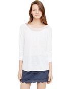Club Monaco Harper Linen Sweater - Lyst