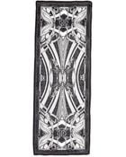 Roberto Cavalli Printed Lightweight Silk Satin Scarf - Lyst