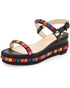 Christian Louboutin Cataclou Studded Platform Sandal - Lyst