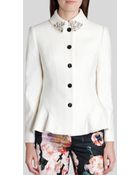 Ted Baker Jodyn Embellished Peplum Jacket - Lyst