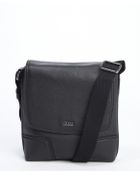 Hugo Boss Black Leather Medium Messenger Bag - Lyst