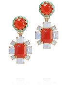Tory Burch Rodeo Flower Drop Earring - Lyst
