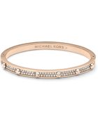 Michael Kors Pave Astor Hinge Bangle - Lyst