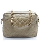 Chanel Pre-Owned Vintage Quilted Charm Camera Bag - Lyst