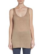 Donna Karan New York Cashmere Tunic Tank - Lyst