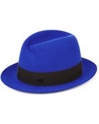Maison Michel Mini Virginie Felt Fedora - Lyst