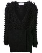 Thakoon Addition Loop Fringe Cardigan - Lyst