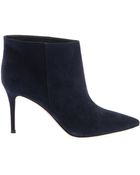 Gianvito Rossi Stilo Suede Ankle Boots - Lyst