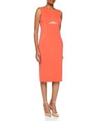 J. Mendel Contrast-Trim Sheath Dress - Lyst
