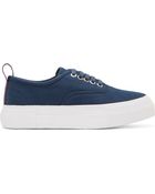Eytys Navy Canvas Platform Mother Sneakers - Lyst