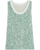 Diane von Furstenberg Emilia Sequined Silk Top - Lyst