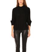 3.1 Phillip Lim Cable Pullover Sweater - Lyst