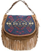 Mango Suede Cross-Body Bag - Lyst