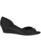 Nina Rally Wedge Evening Pumps - Lyst