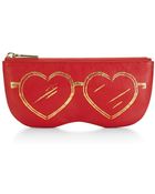 Rebecca Minkoff Heart Sunnies Pouch - Crimson - Lyst
